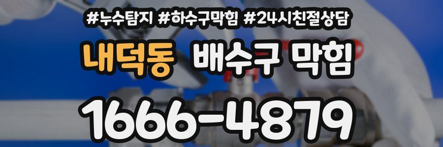 내덕동 배수구 막힘