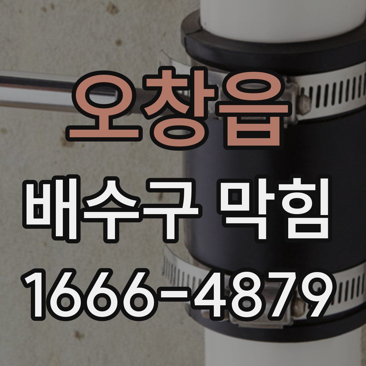 오창읍 배수구 막힘