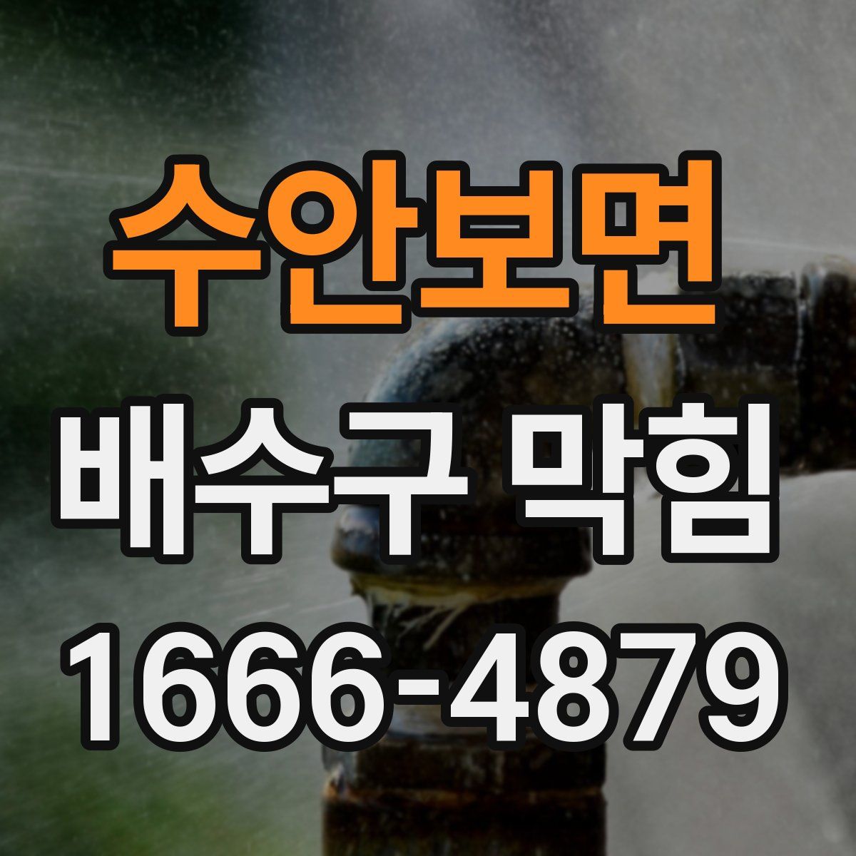 수안보면 배수구 막힘