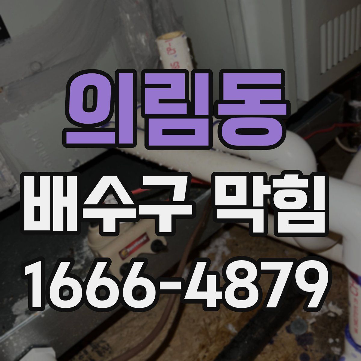 의림동 배수구 막힘