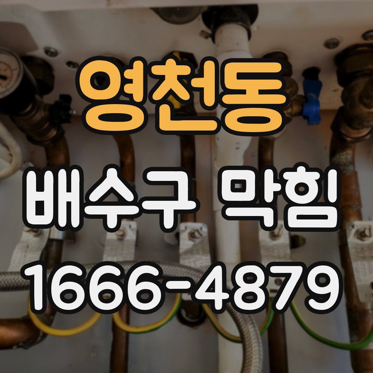영천동 배수구 막힘
