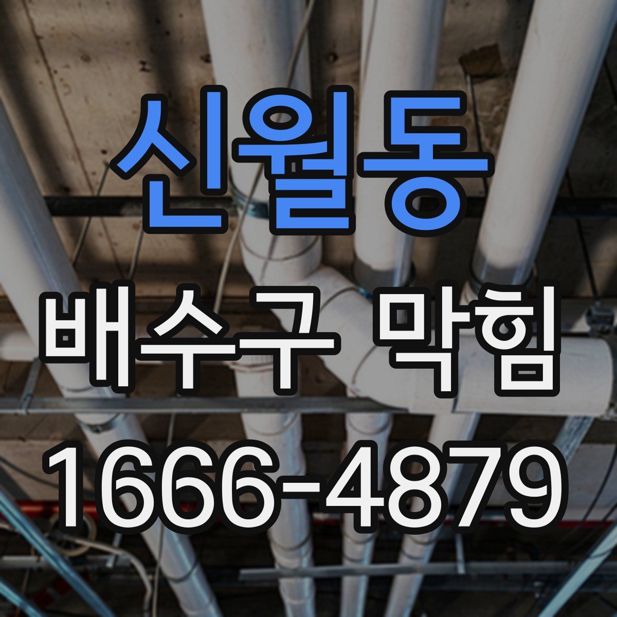 신월동 배수구 막힘