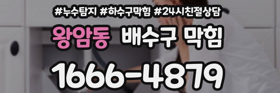 왕암동 배수구 막힘