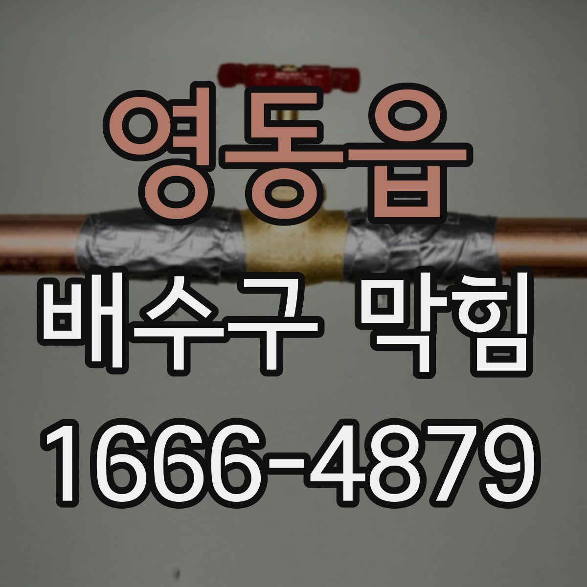 영동읍 배수구 막힘