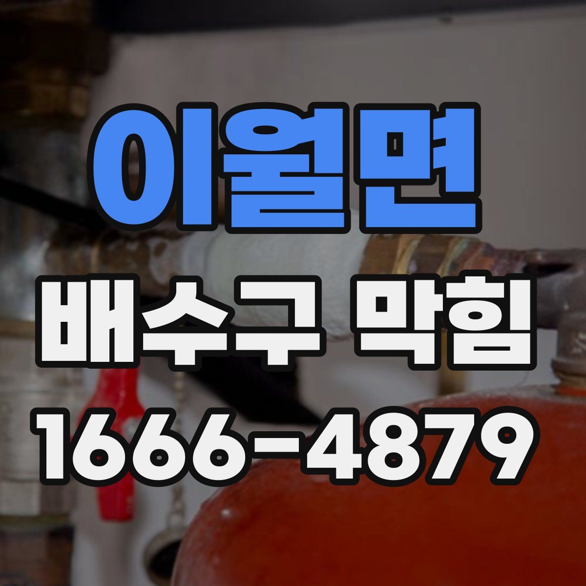 이월면 배수구 막힘