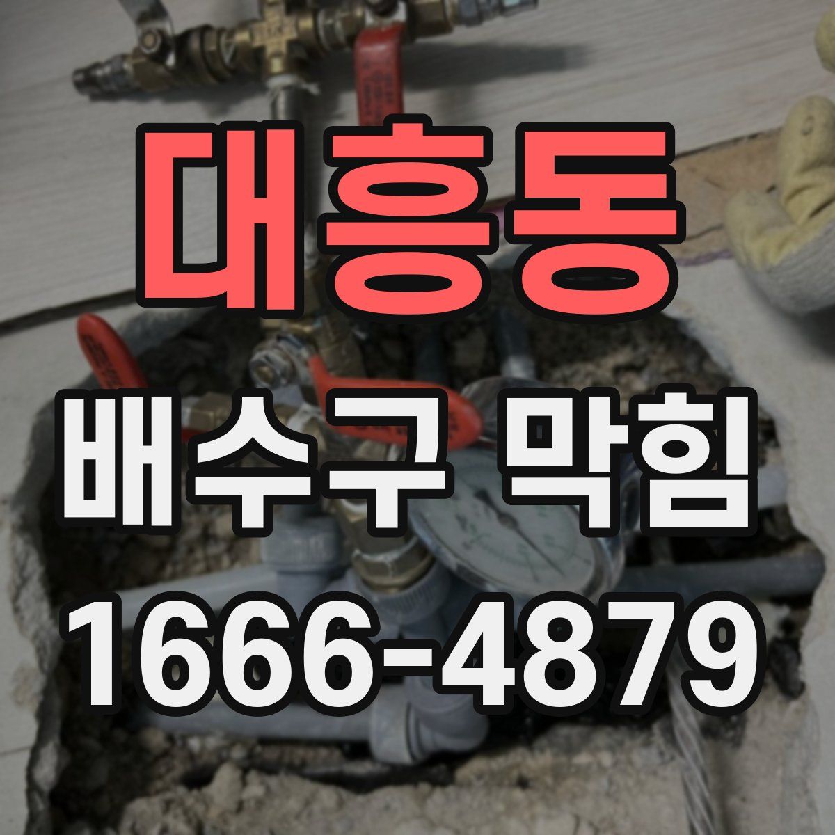 대흥동 배수구 막힘