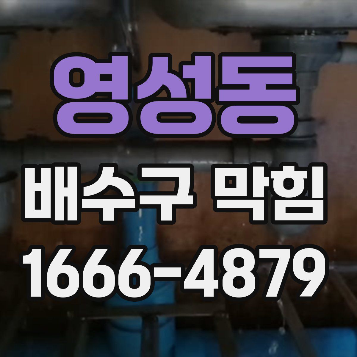 영성동 배수구 막힘
