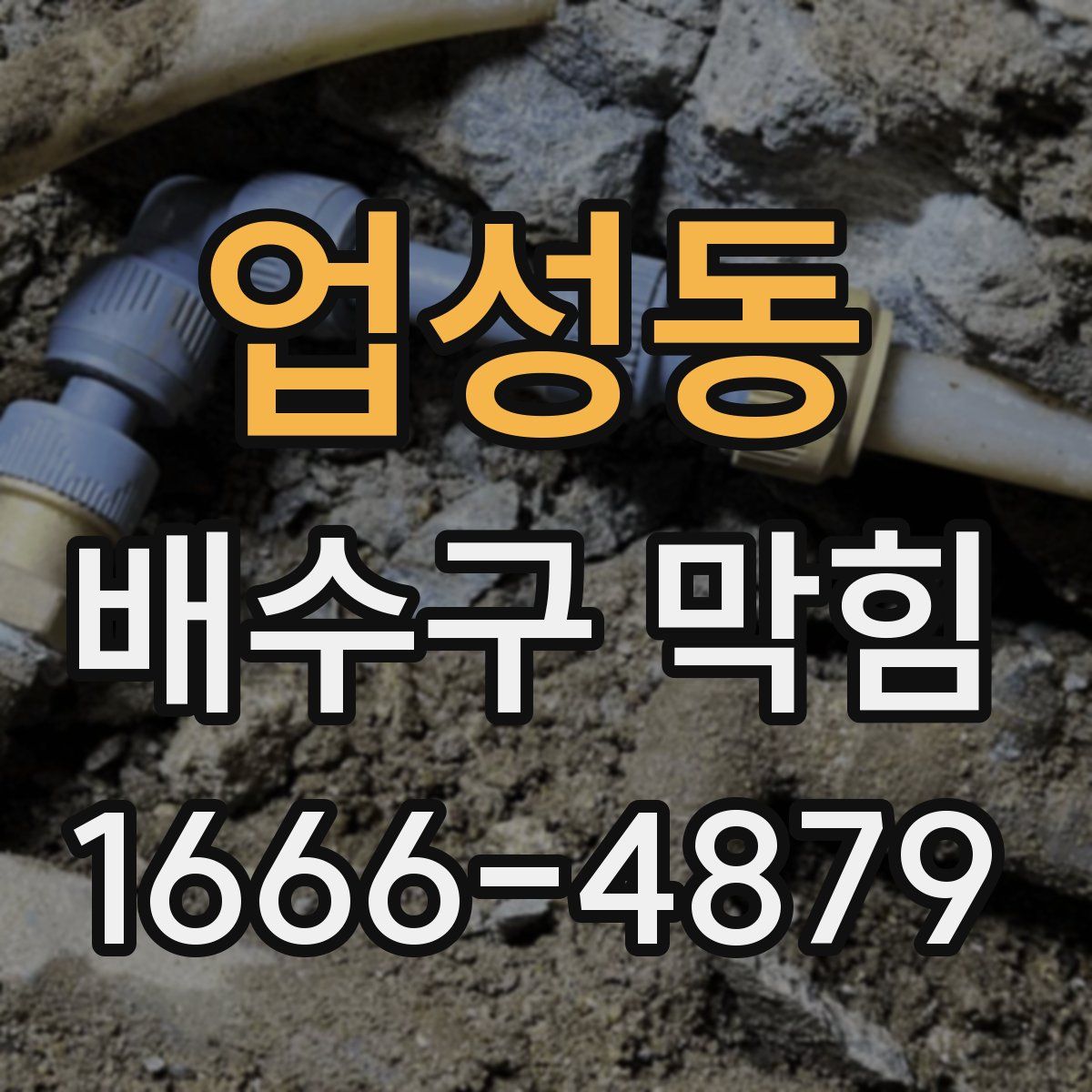 업성동 배수구 막힘