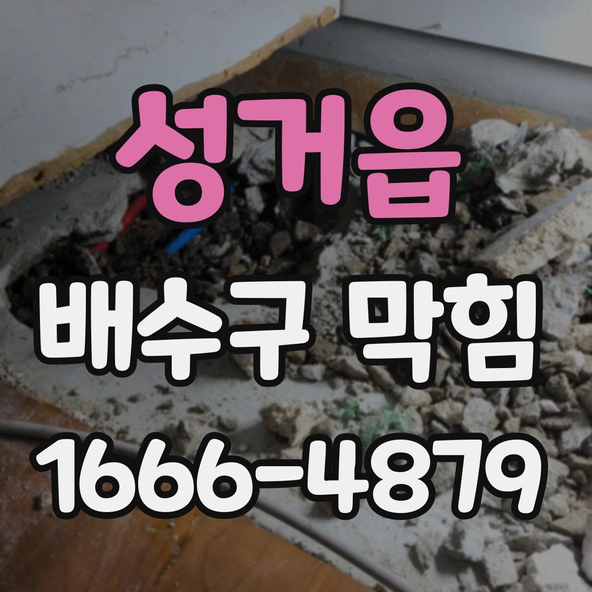 성거읍 배수구 막힘