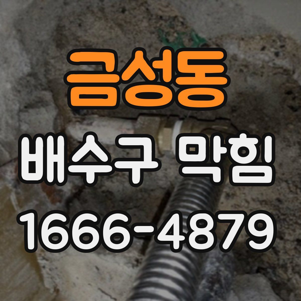 금성동 배수구 막힘