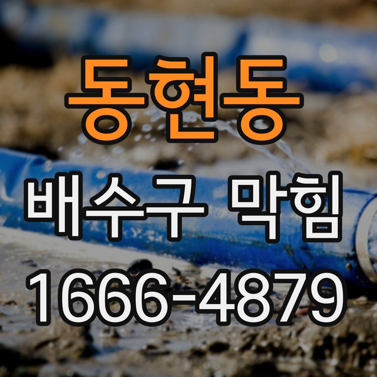 동현동 배수구 막힘