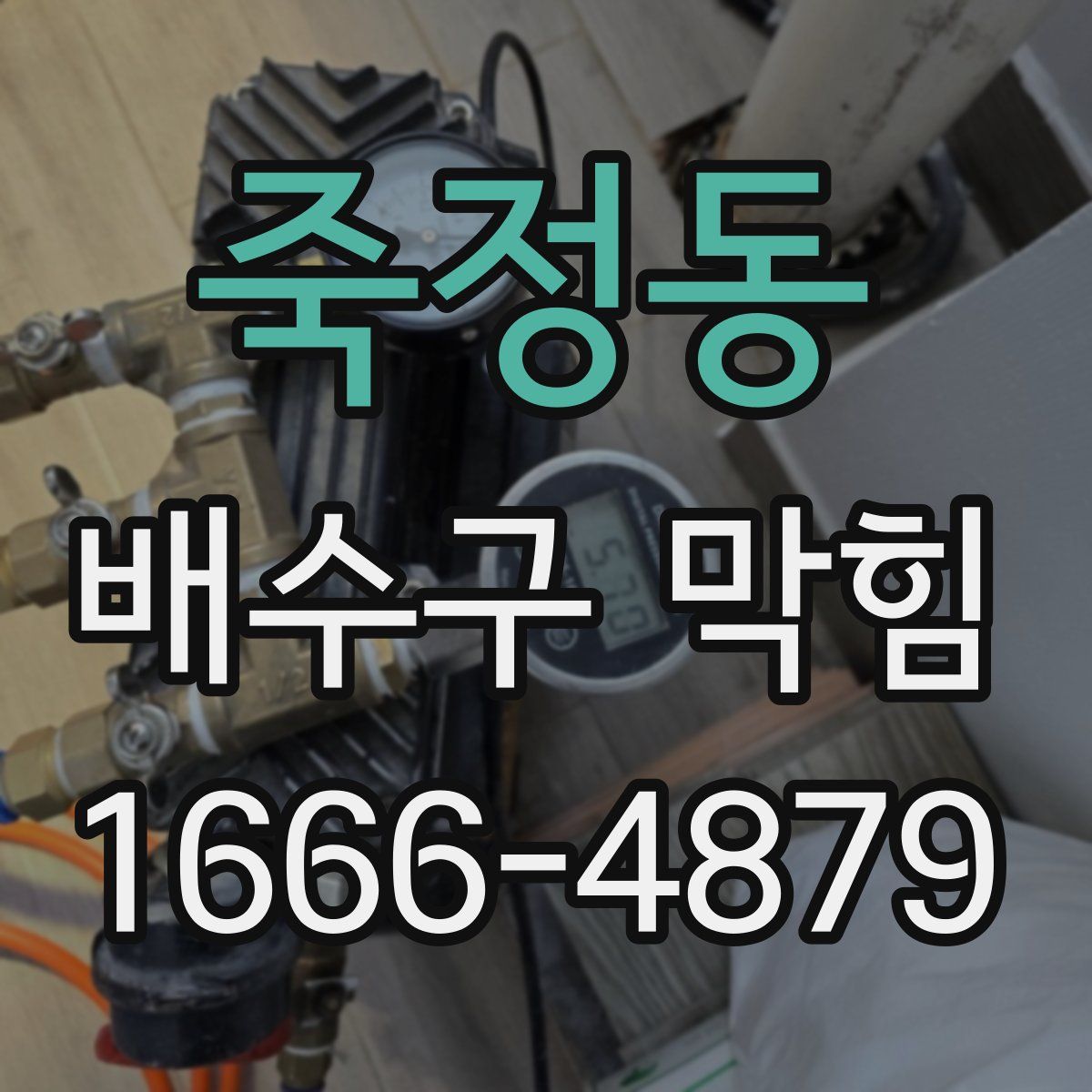 죽정동 배수구 막힘