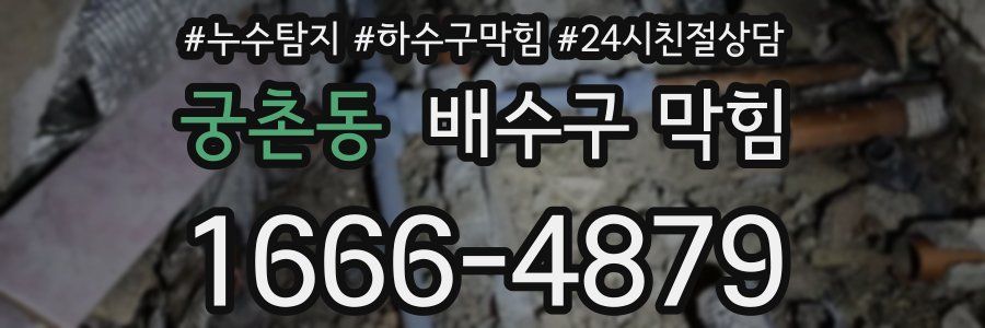 궁촌동 배수구 막힘
