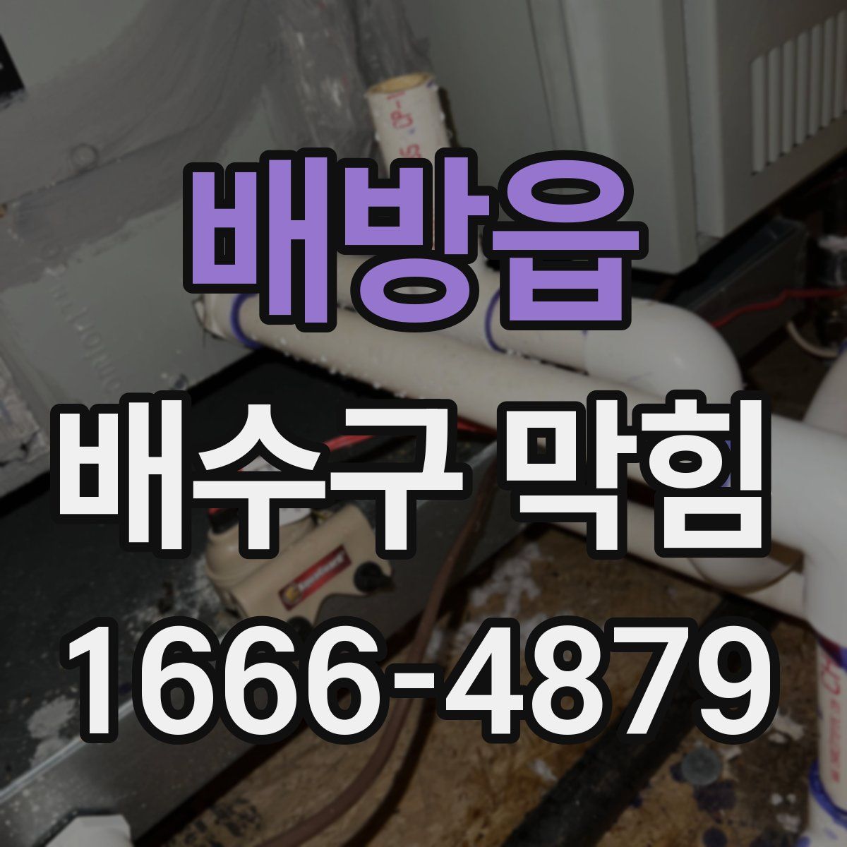 배방읍 배수구 막힘