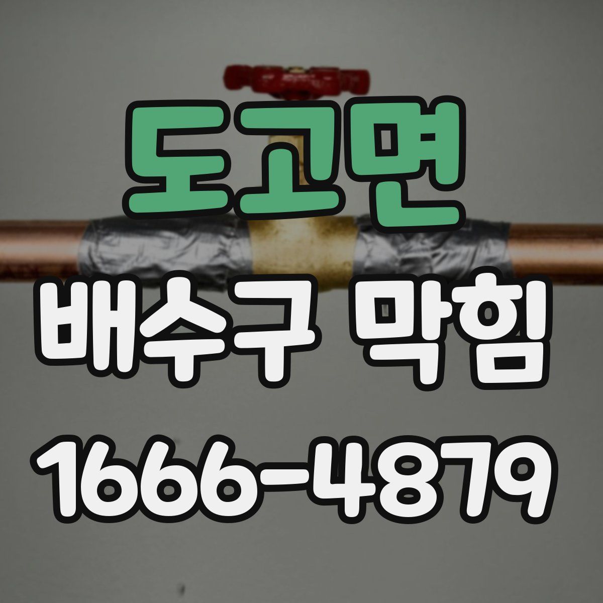 도고면 배수구 막힘