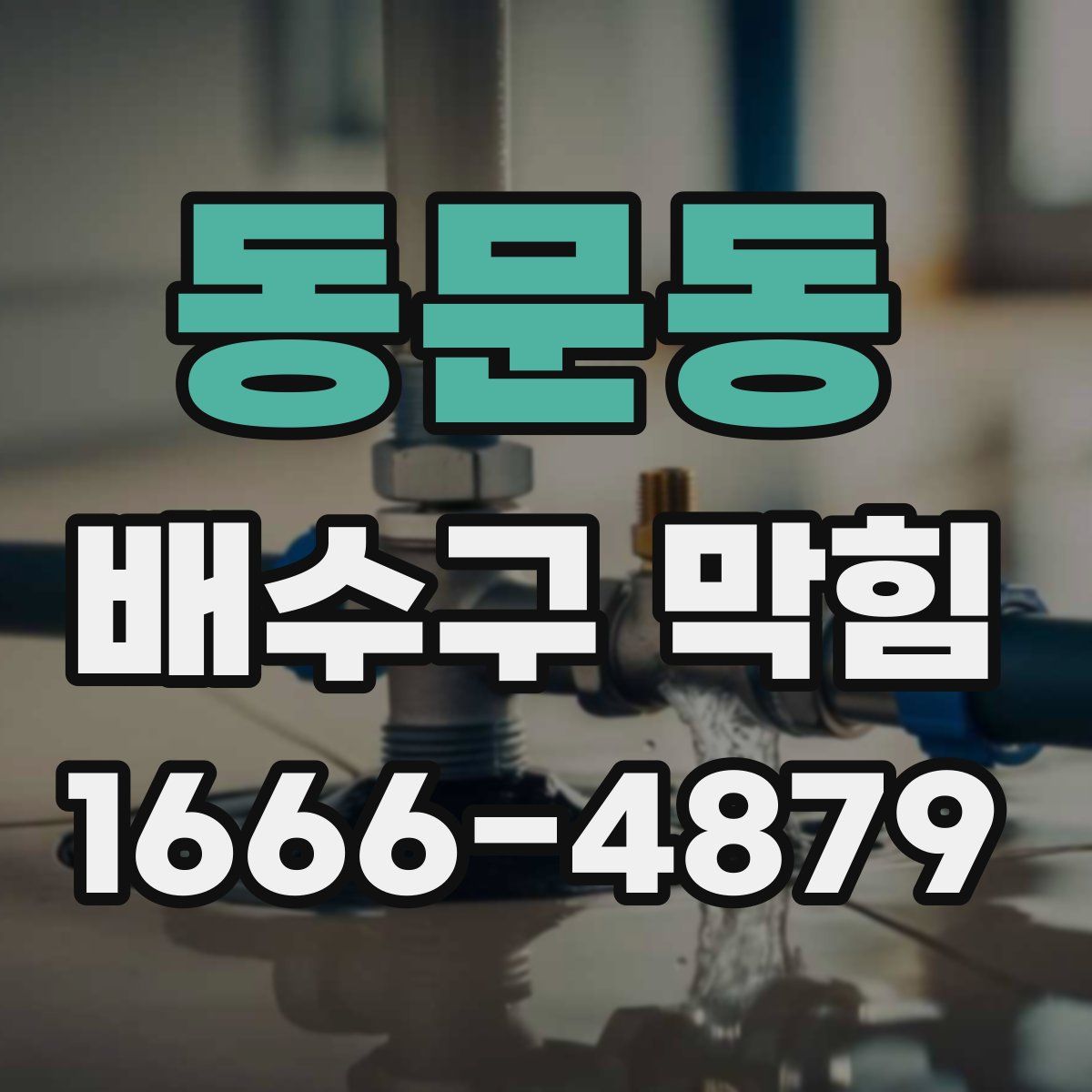 동문동 배수구 막힘
