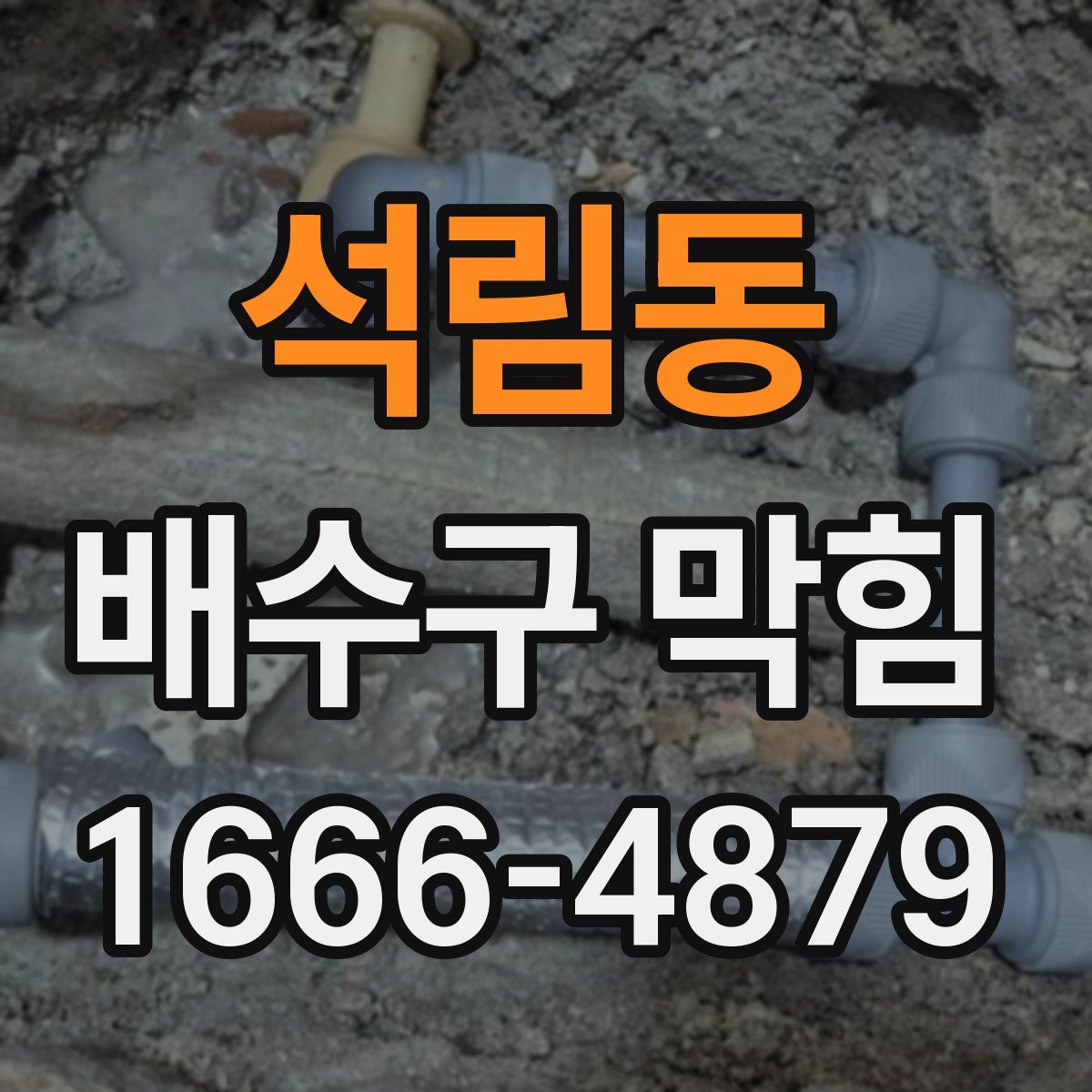 석림동 배수구 막힘