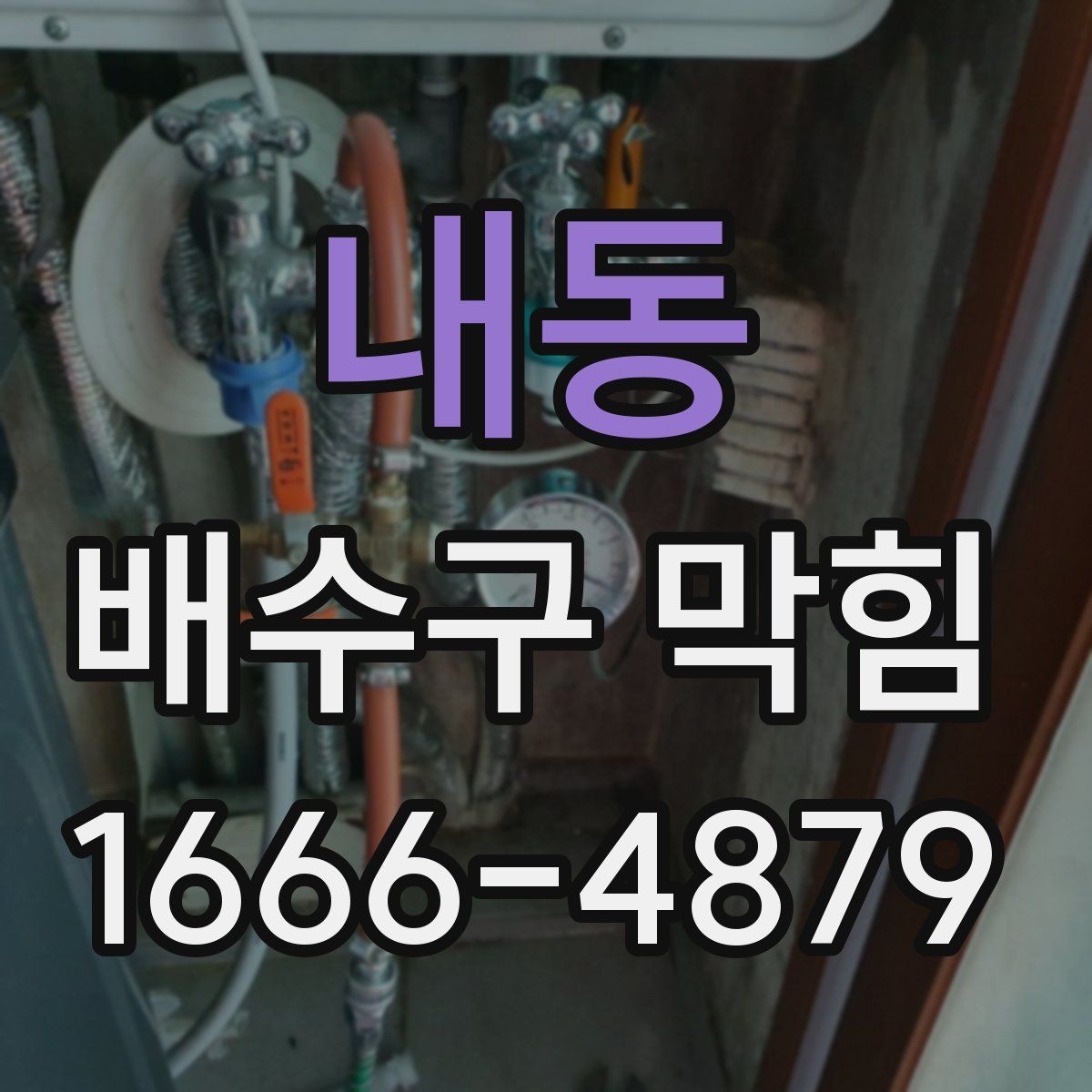 내동 배수구 막힘
