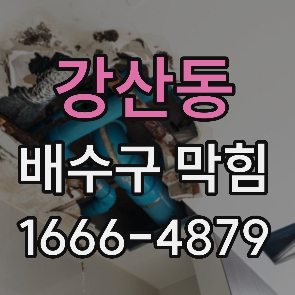 강산동 배수구 막힘