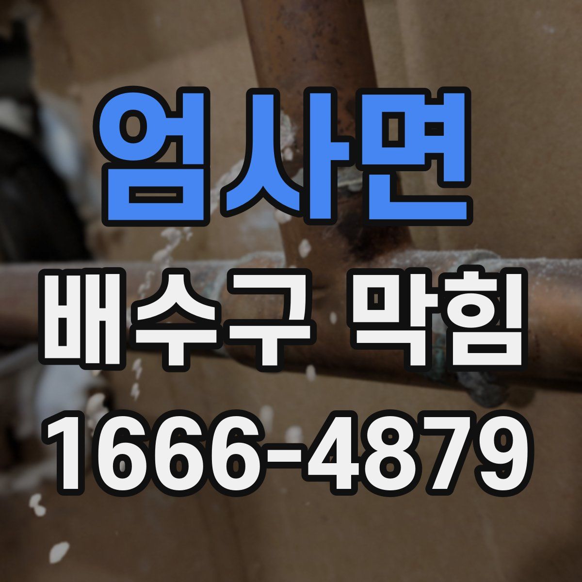 엄사면 배수구 막힘
