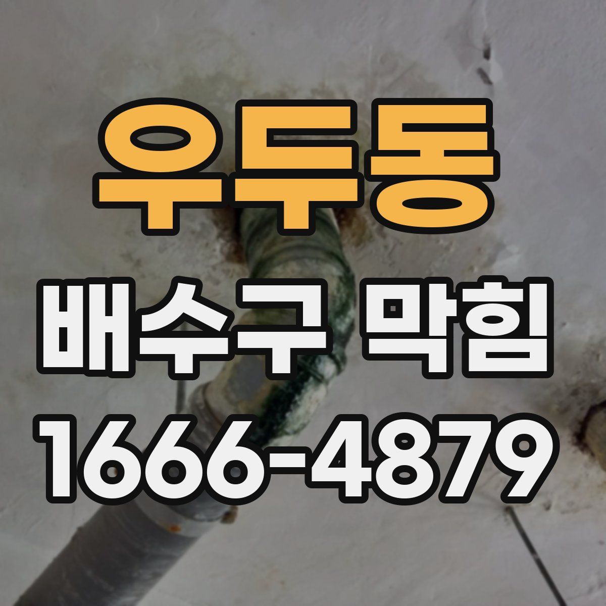 우두동 배수구 막힘