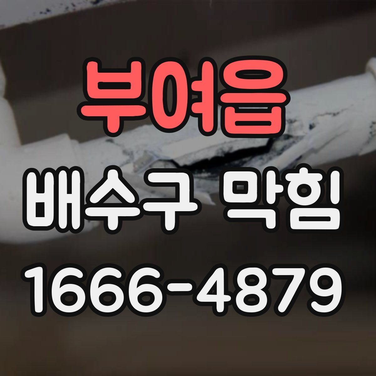 부여읍 배수구 막힘