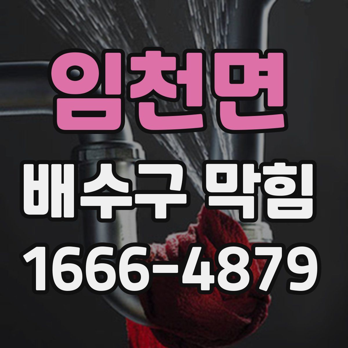 임천면 배수구 막힘