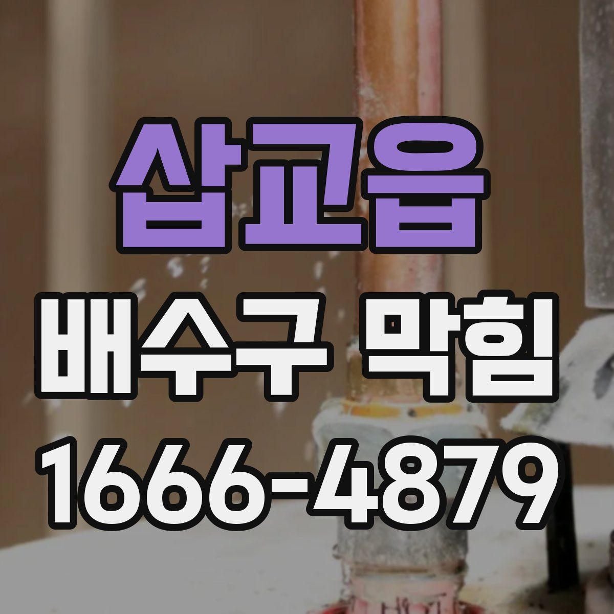 삽교읍 배수구 막힘