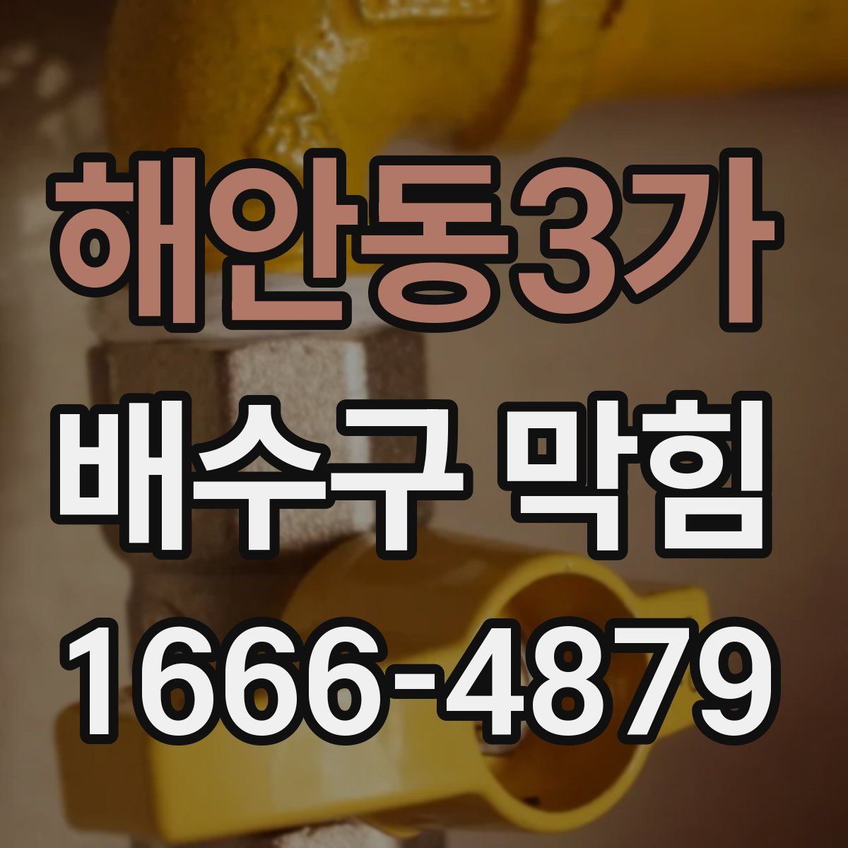 해안동3가 배수구 막힘