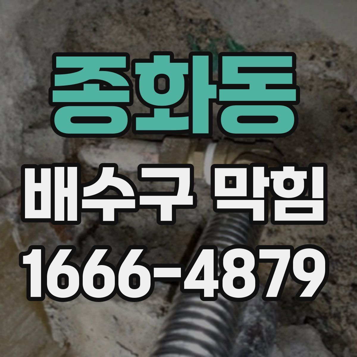 종화동 배수구 막힘