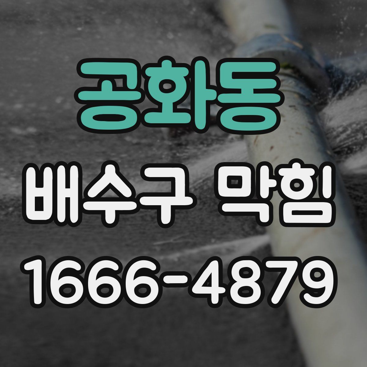 공화동 배수구 막힘