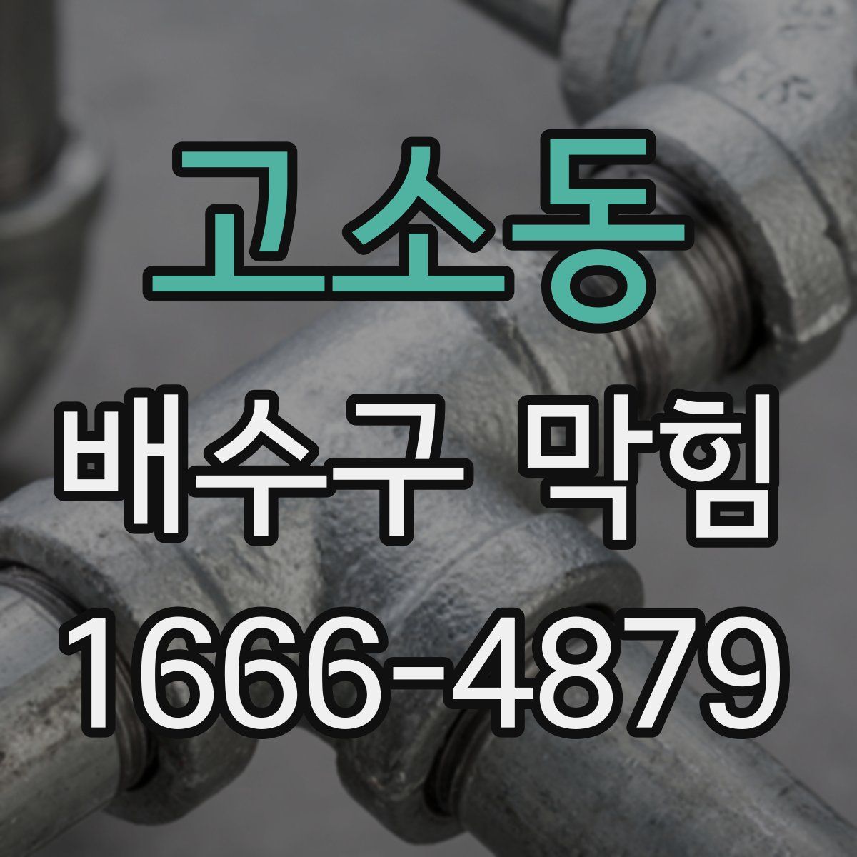 고소동 배수구 막힘