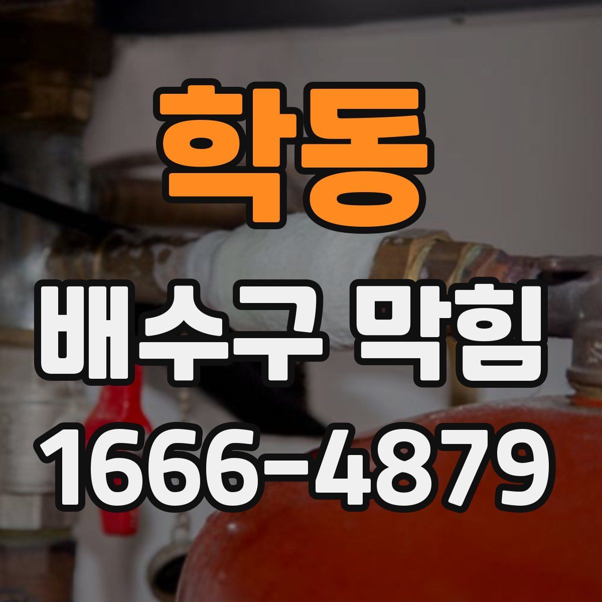학동 배수구 막힘