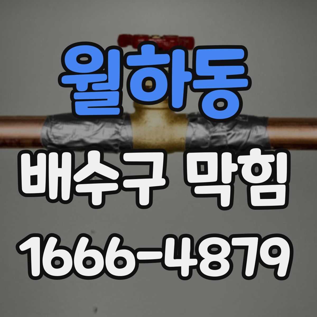 월하동 배수구 막힘