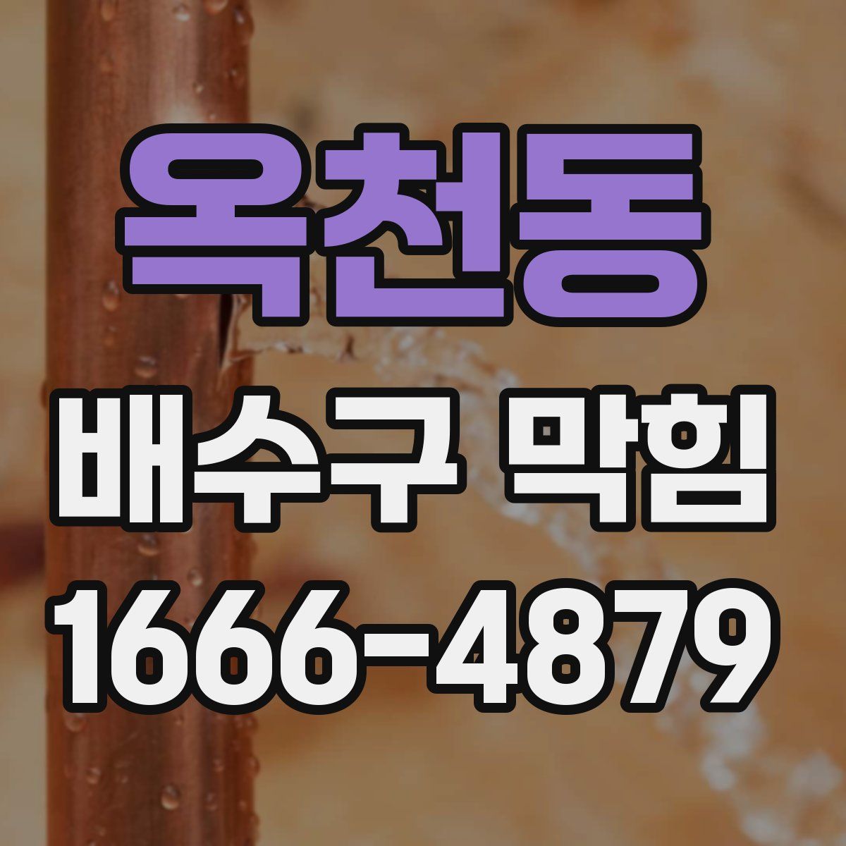옥천동 배수구 막힘