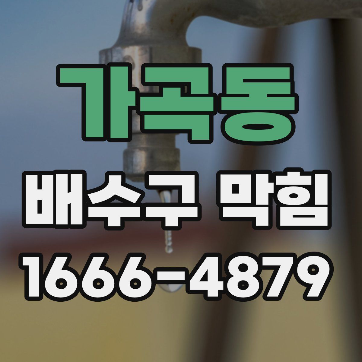 가곡동 배수구 막힘