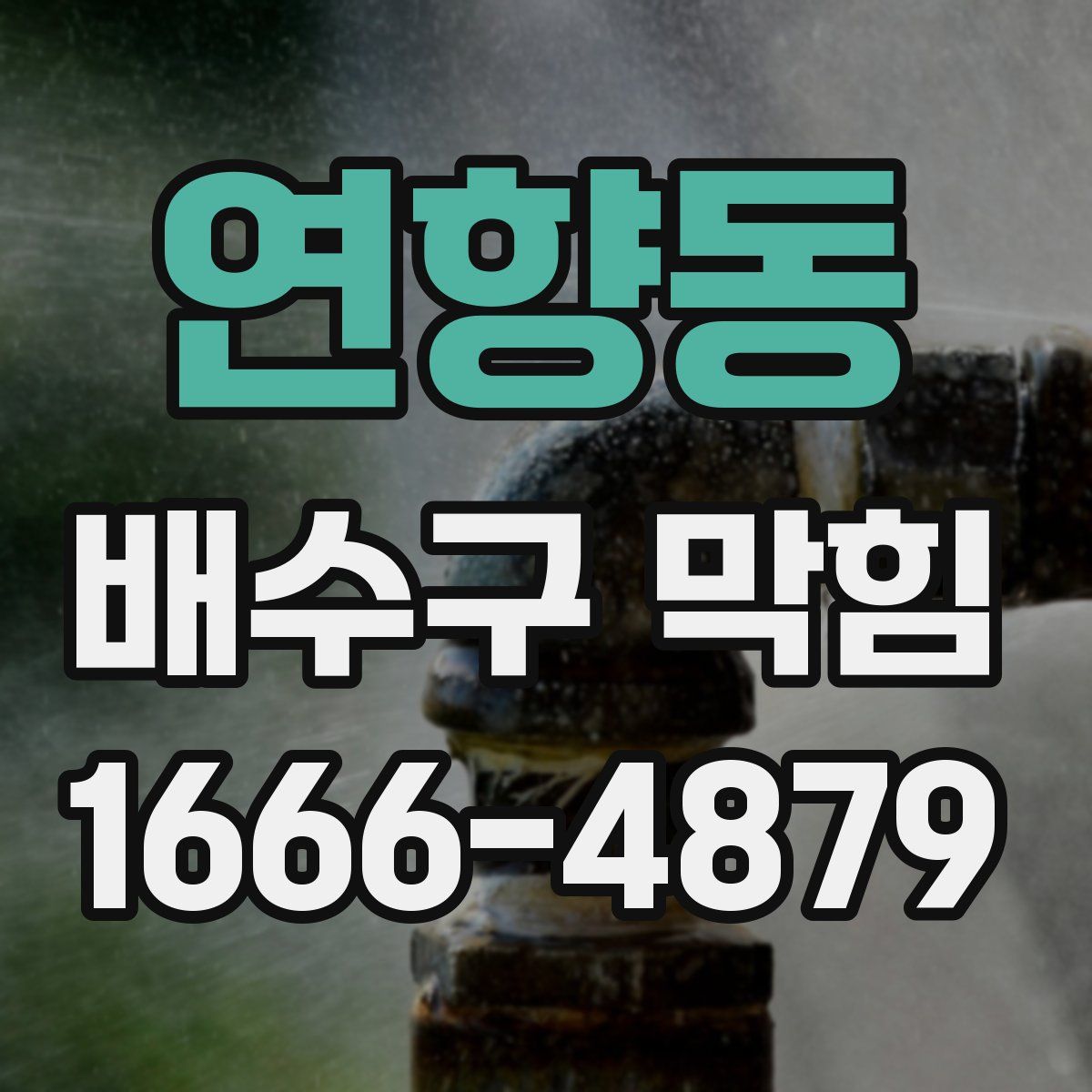연향동 배수구 막힘