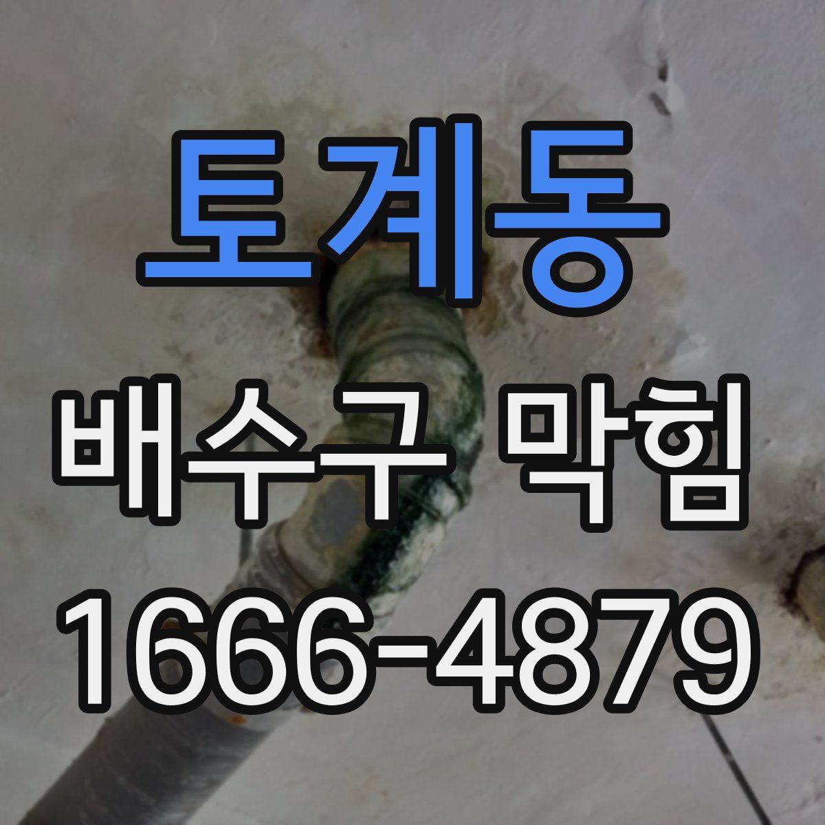 토계동 배수구 막힘