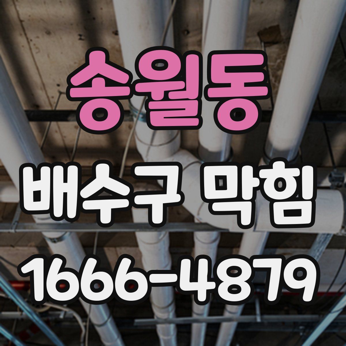 송월동 배수구 막힘