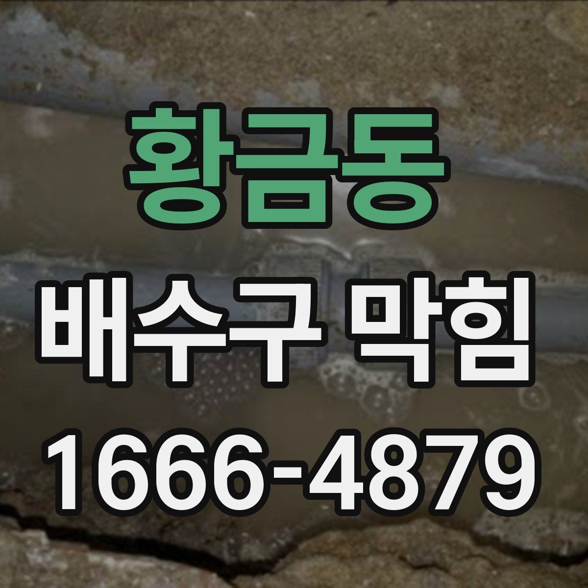 황금동 배수구 막힘