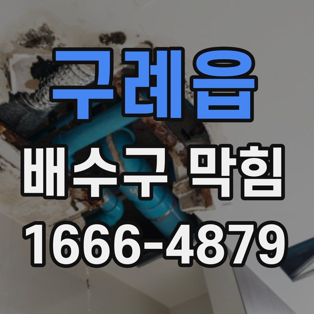 구례읍 배수구 막힘