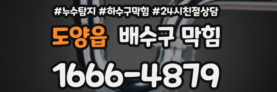 도양읍 배수구 막힘