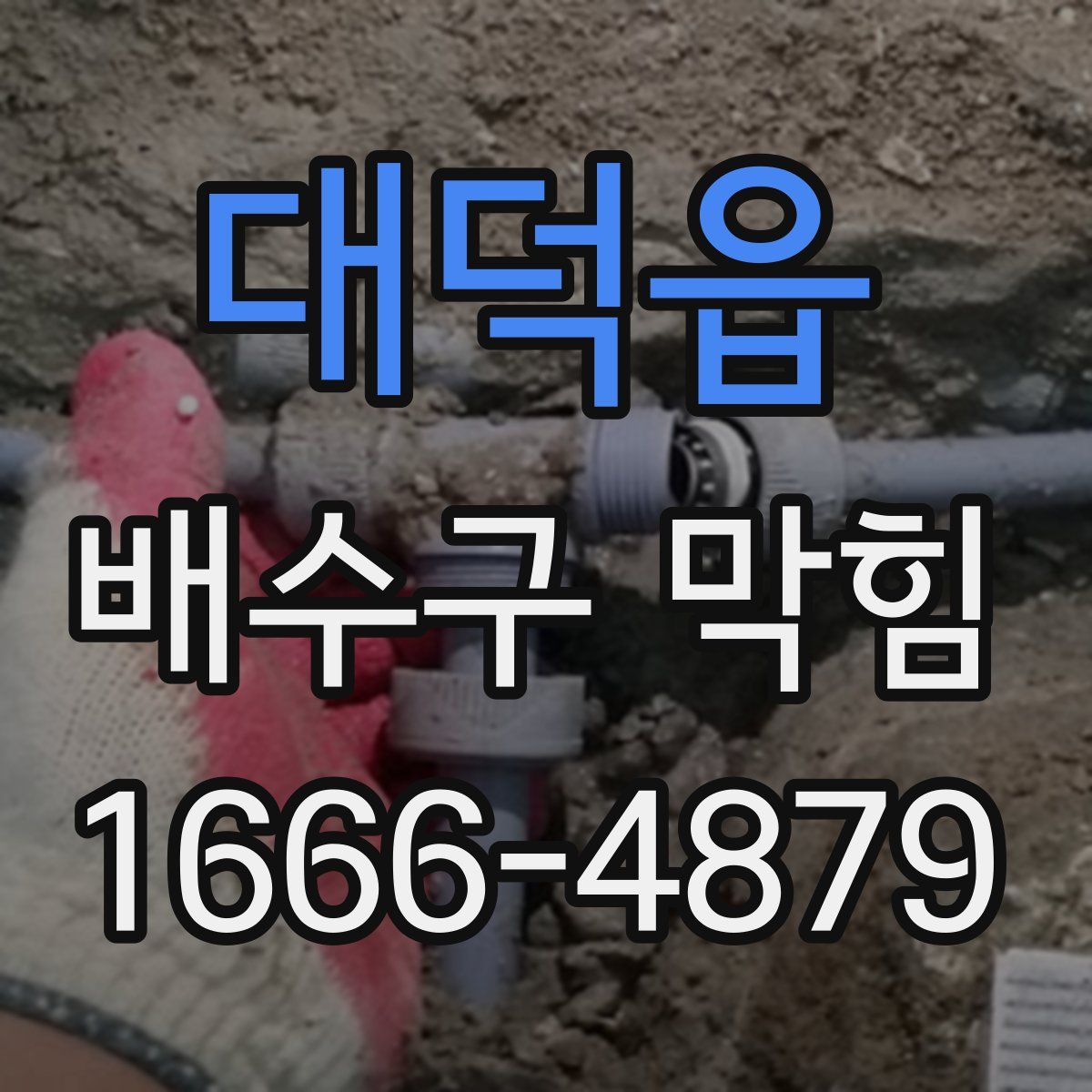 대덕읍 배수구 막힘