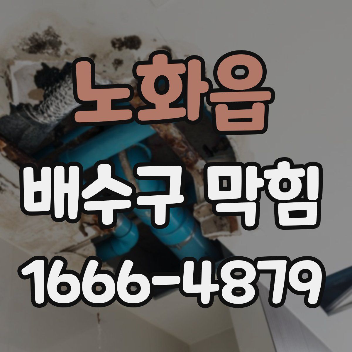 노화읍 배수구 막힘