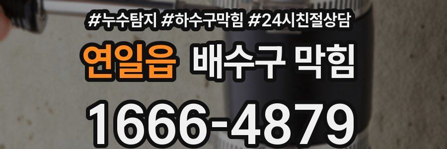 연일읍 배수구 막힘