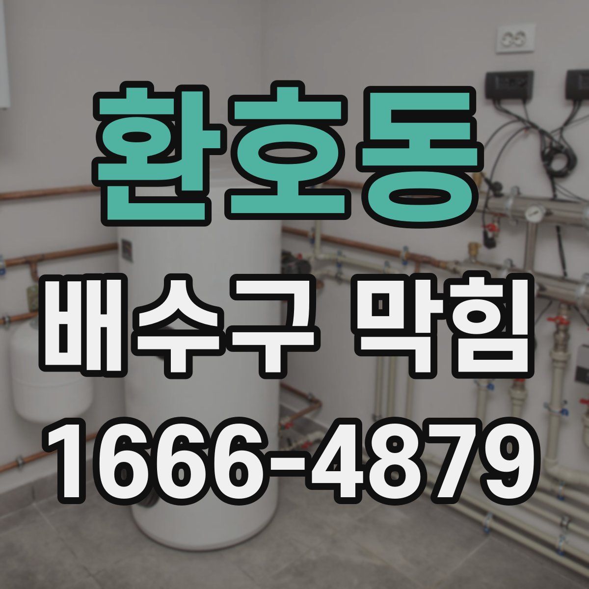 환호동 배수구 막힘
