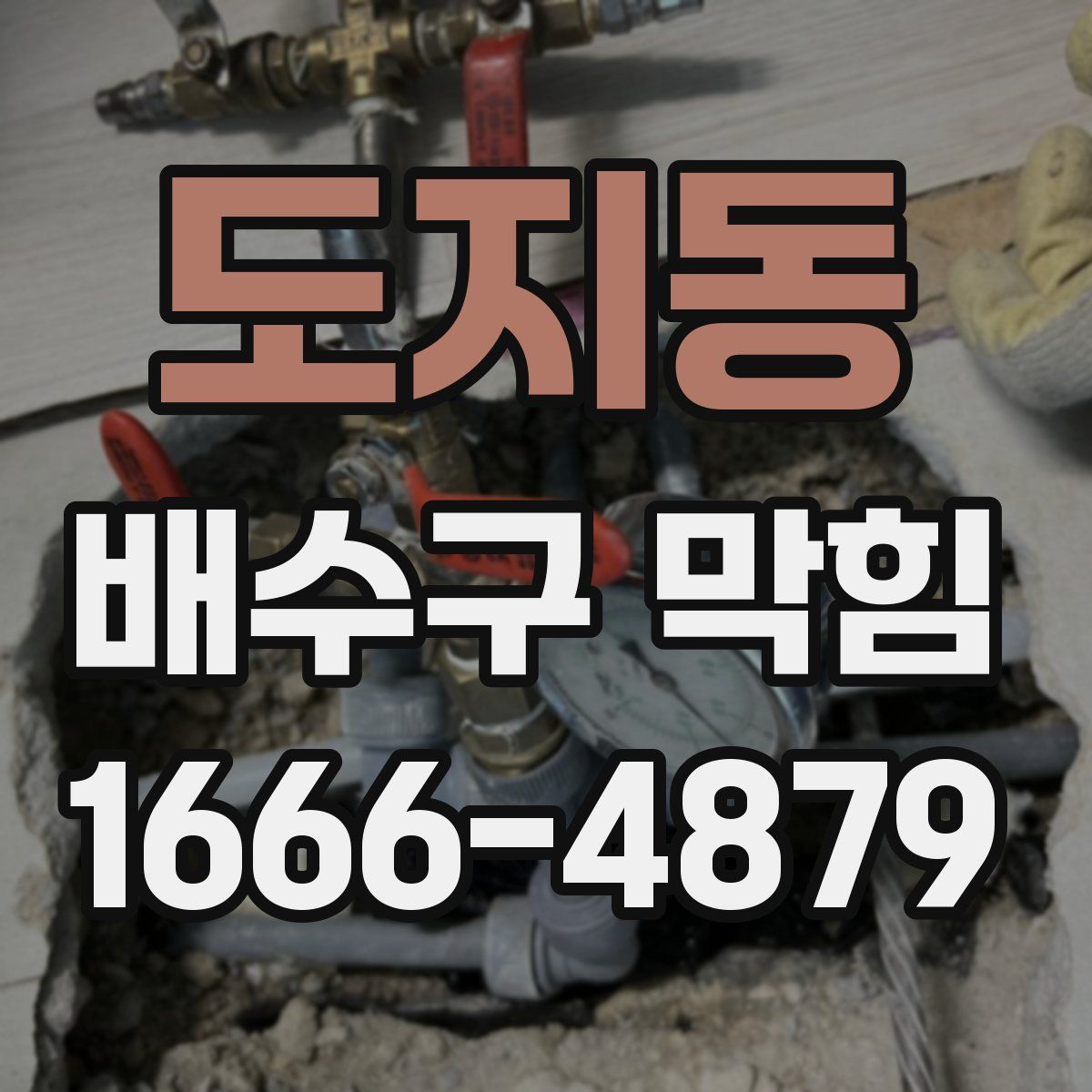 도지동 배수구 막힘