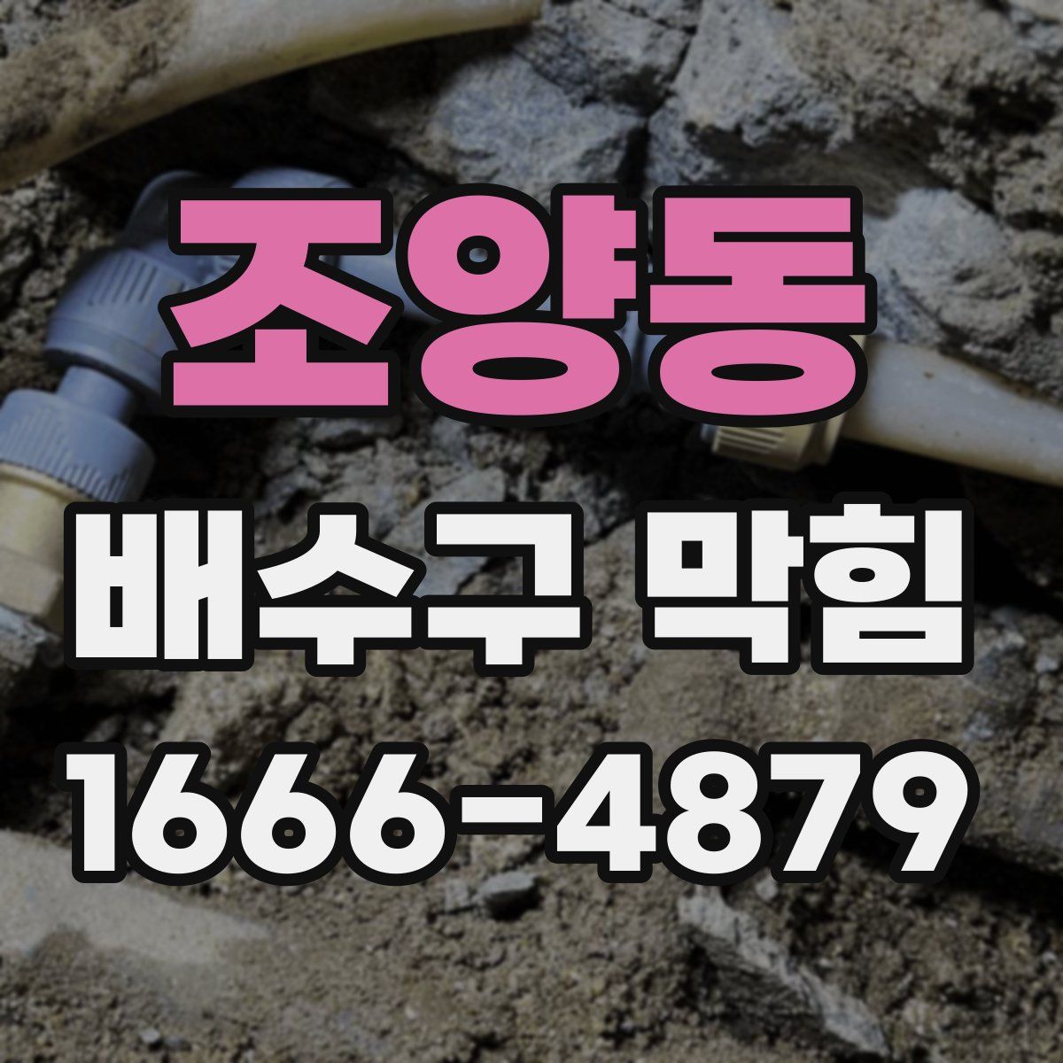 조양동 배수구 막힘