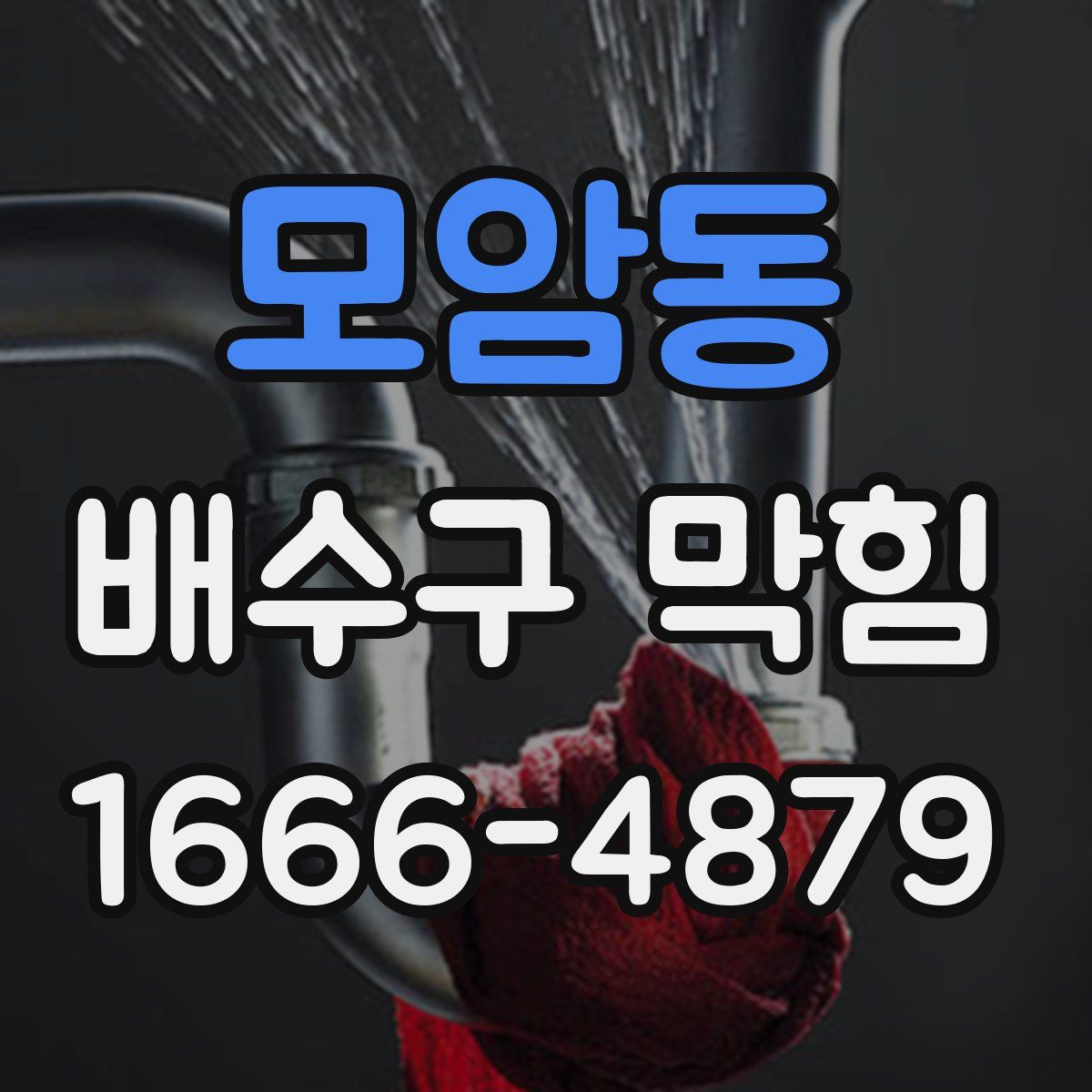 모암동 배수구 막힘