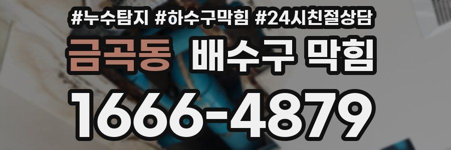 금곡동 배수구 막힘